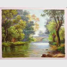 Pitture di paesaggio dell'olio/pittura a olio originali astratte dell'albero verde della quercia su tela