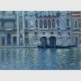 Tela Claude Monet Oil Paintings Reproduction Palazzo Da Mula alla decorazione della parete di Venezia