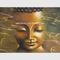 Pittura a olio tailandese, pittura a olio moderna della statua di Buddha, pitture a olio astratte fatte a mano Orientale della tela