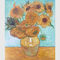 Van Gogh Oil Reproduction dipinto a mano, pitture di Vincent Sunflowers Still Life Oil