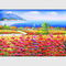 Pitture a olio rosse del mare di Poppy Floral Oil Painting Mediterranean dal coltello
