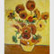 Pittura a olio floreale del girasole contemporaneo su tela Van Gogh Masterpiece Replicas