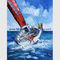 Pitture della nave del mestichino sulle barche astratte della tela per i club delle società