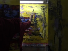 Pittura astratta variopinta di arte della tela per la decorazione domestica