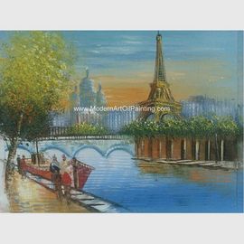 Torre Eiffel moderna Jane Style Maintaining Freshness fatta a mano della pittura a olio di Parigi