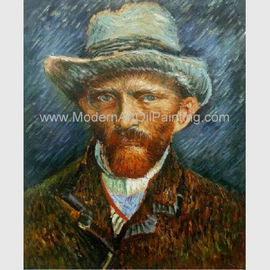 Riproduzione di Vincent Van Gogh Paintings Self Portrait su tela per la decorazione della Camera