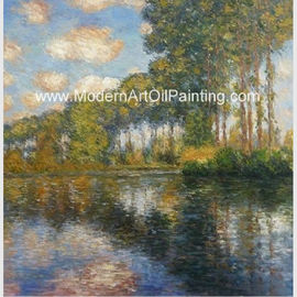 Franmed Claude Monet River Paintings, tela di pittura del paesaggio della natura