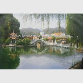 Pitture a olio dipinte a mano di Claude Monet Oil Paintings Chinese Landscape