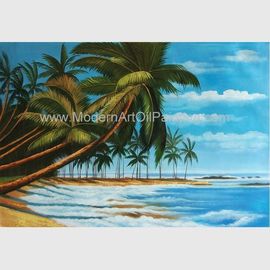 Le pitture hawaiane dipinte a mano del materiale illustrativo, cocchi abbelliscono la pittura a olio su tela