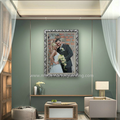 Ritratti di dipinti a olio personalizzati dipinti a mano al 100% Decorazioni per la casa