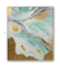 Oro dipinto a mano di Art Canvas Paintings Flow Color dell'estratto per la decorazione della parete