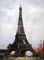Pittura a olio della torre Eiffel di stile dell'impressione sulla decorazione della casa della tela 50x60 cm