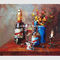 Pittura a olio spessa del mestichino dell'olio, natura morta Art Painting Abstract Wine Bottle