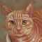 Cat Portrait Oil Painting Hand - dipinta con struttura per trasformare la vostra foto in una pittura