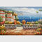 Pittura a olio Mediterranea fatta a mano di scena del giardino della pittura a olio del paesaggio per la decorazione