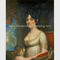 Arte classica del ritratto della riproduzione della pittura a olio della nobile dipinta a mano su tela