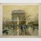 pitture a olio della via di Parigi della tela di pittura a olio di 50x60cm Arc de Triomphe vecchie
