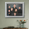 Tela su ordinazione 5cm del ritratto dell'olio della gente realistica della famiglia per la decorazione della Camera